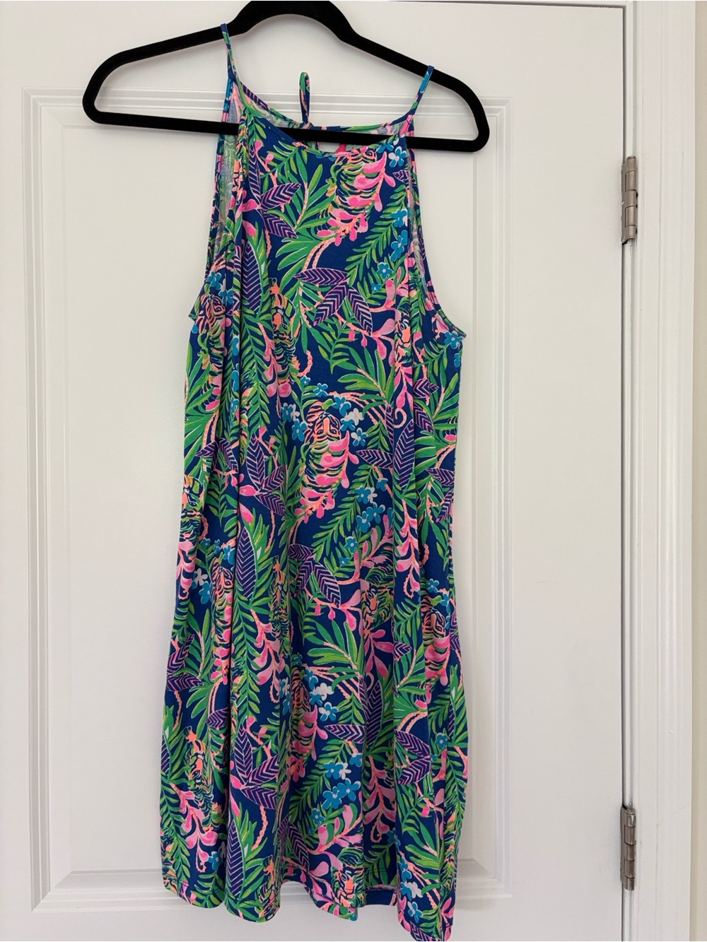 Lilly Pulitzer Navy, Pink & Green Tropical Margot sundress